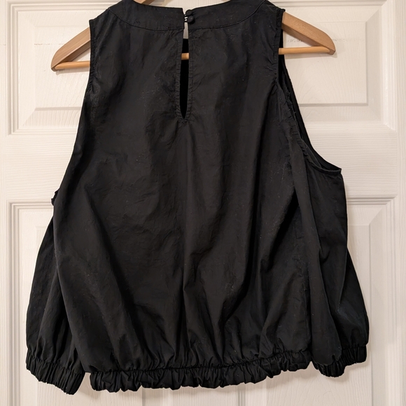 Evereve Black Open Shoulder Blouse - Picture 4 of 5